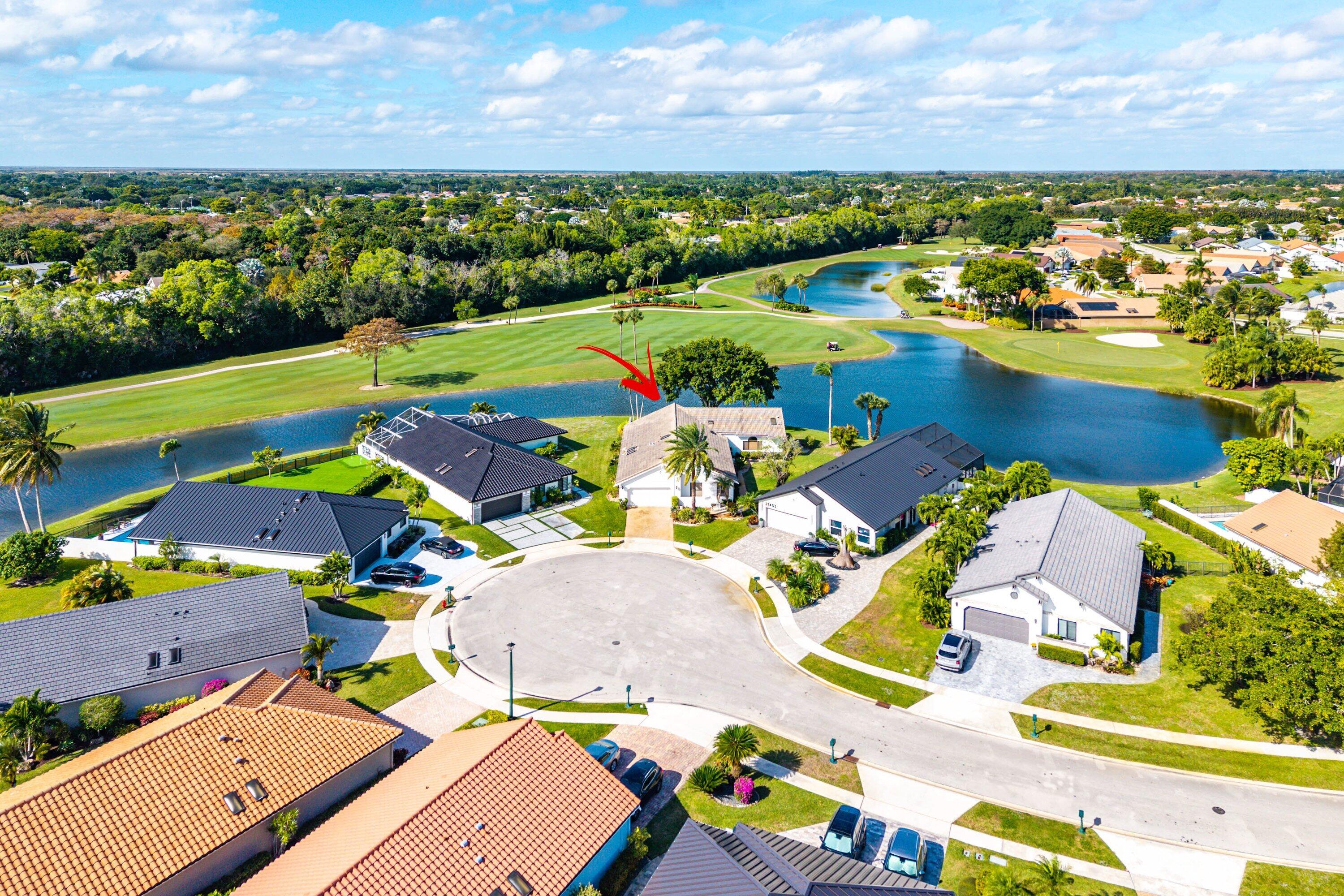 21459 Bridgeview Drive Boca Raton, FL 33428 - Photo 7 of 61 Aerial View
