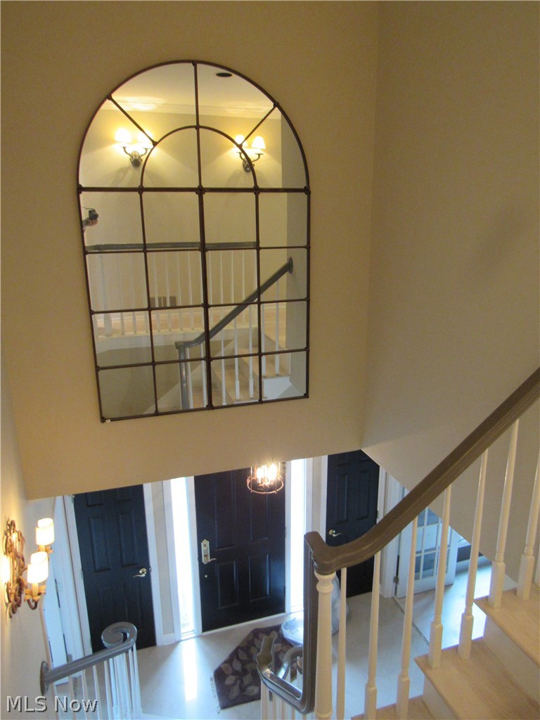 3941 Minor Road Akron, OH 44321 - Photo 15 of 35 Wooden stair case and hall leads to all the bedrooms