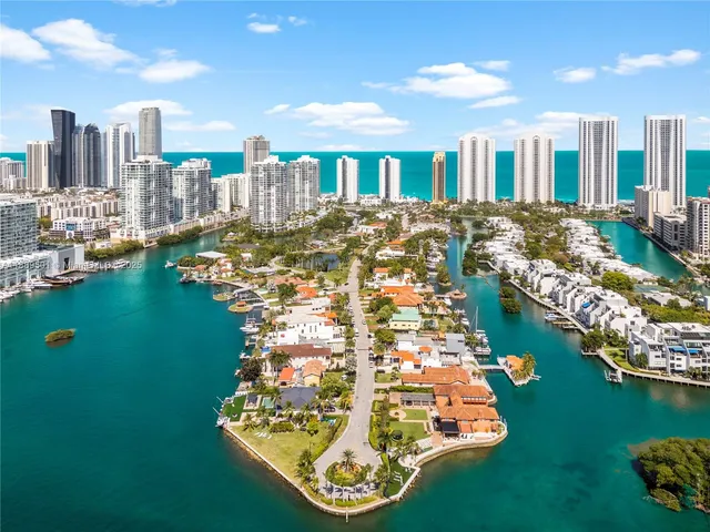 a city view with tall buildings