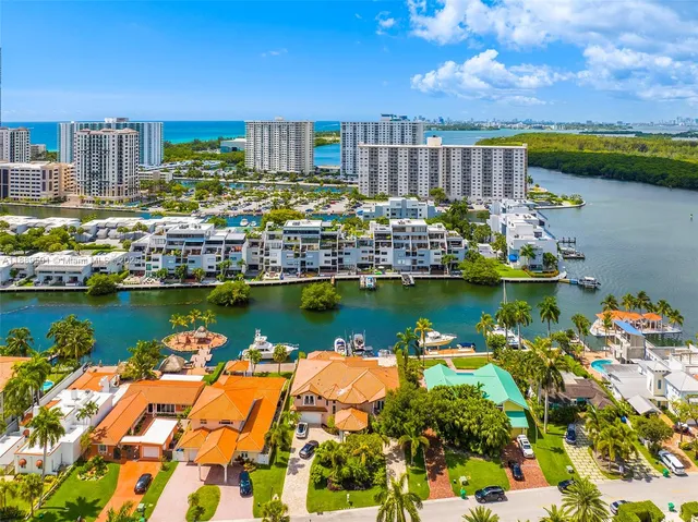 a view of a city with tall buildings