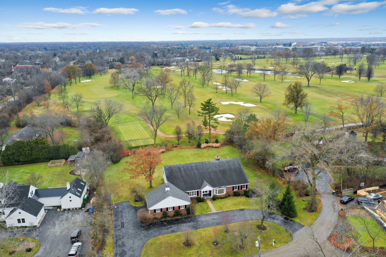 455 Landreth Lane Northfield, IL 60093 - Photo 2 of 31 an aerial view of residential houses with outdoor space