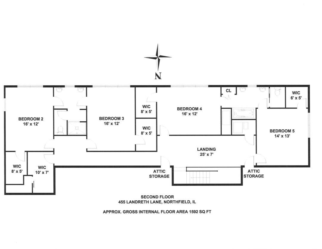 455 Landreth Lane Northfield, IL 60093 - Photo 30 of 31 a picture of a black and white photo