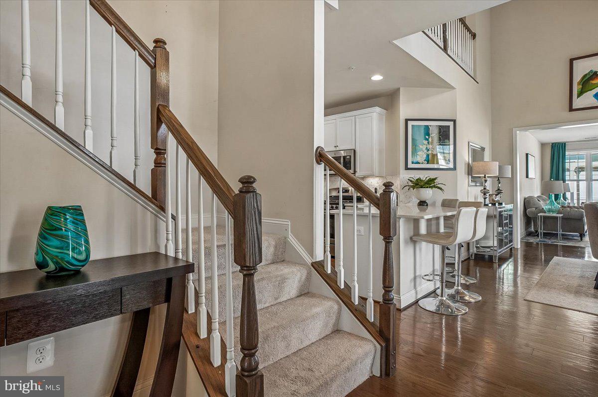 2638 Dragon Fly Way Odenton, MD 21113 - Photo 6 of 45 a view of entryway and hall with wooden floor