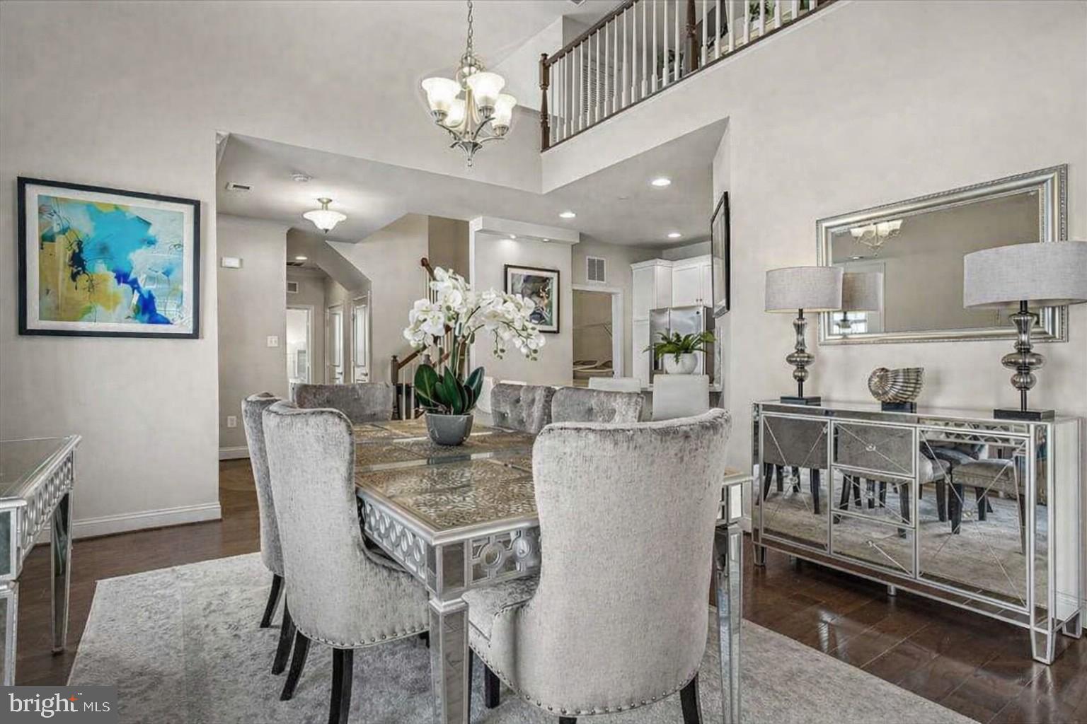 2638 Dragon Fly Way Odenton, MD 21113 - Photo 10 of 45 a view of a dining room with furniture and a chandelier