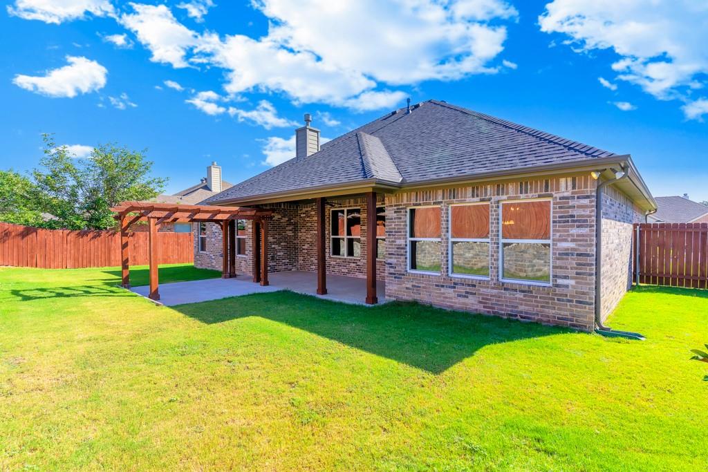 808 Chestnut Grove Drive Cleburne, TX 76033 - Photo 30 of 37 Extended Patio with 9 X 7 Pergola