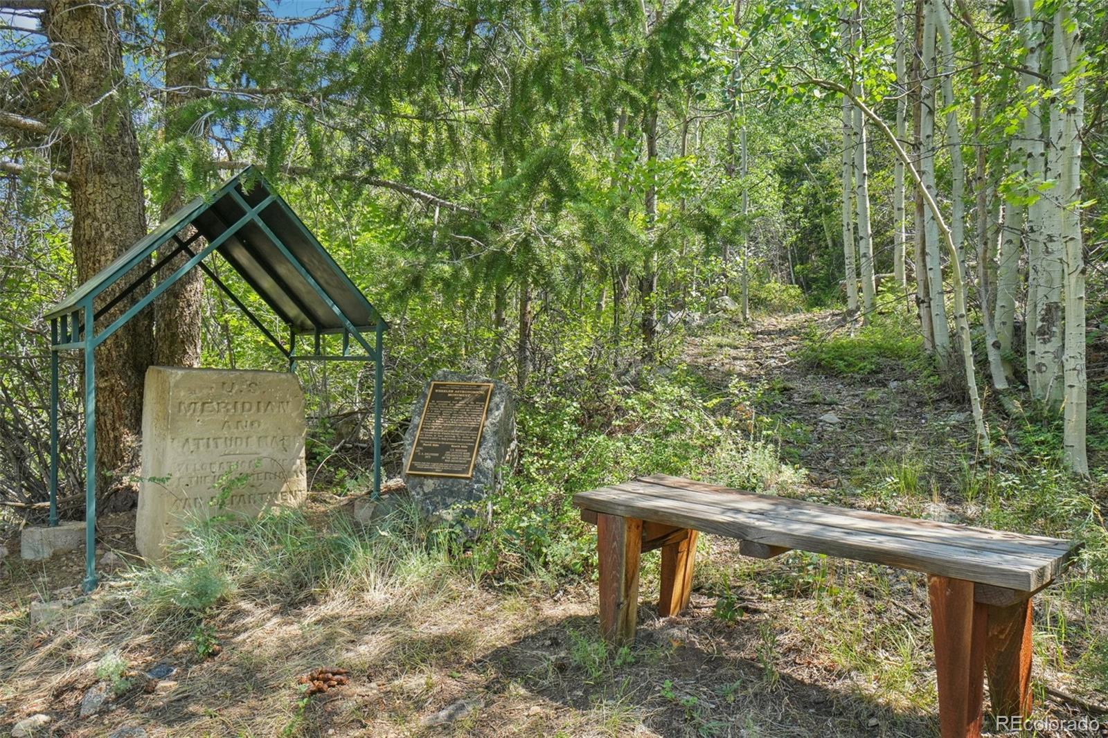 203 Ninth Street Georgetown, CO 80444 - Photo 10 of 44 a backyard of a house with table and chairs