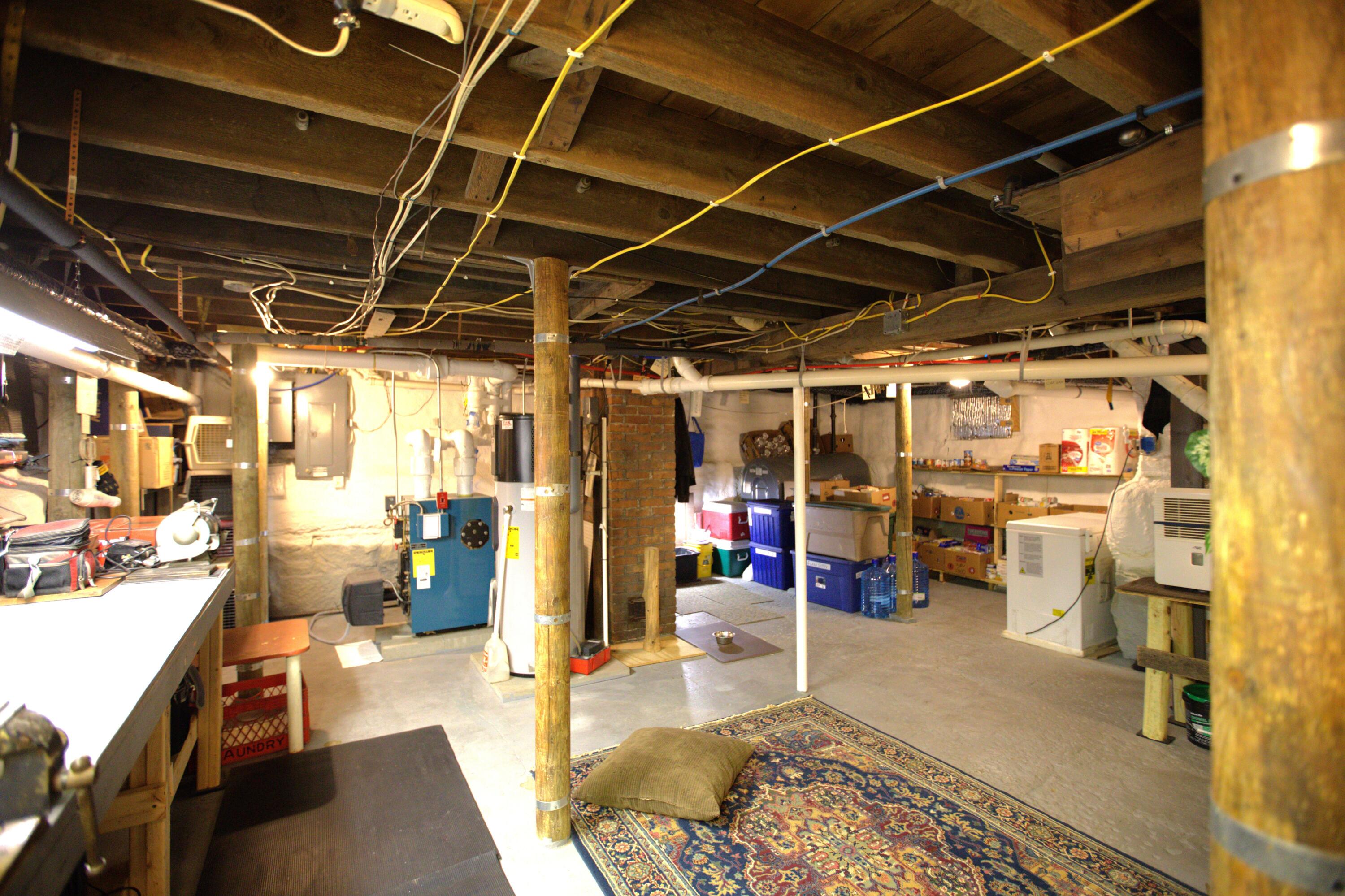 51 Maple Street Madison, ME 04950 - Photo 41 of 46 Basement Diagonal Shot Towards Back Wall