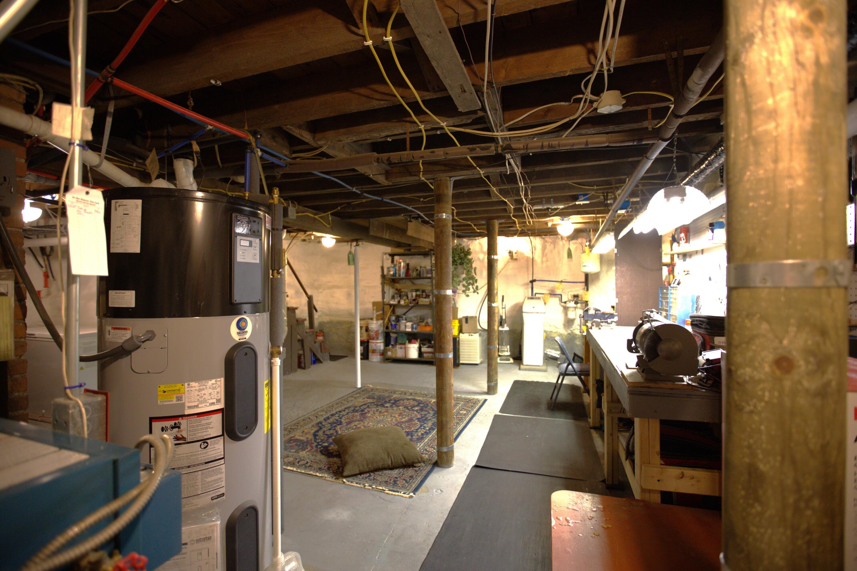 51 Maple Street Madison, ME 04950 - Photo 42 of 46 Basement Shot Towards Front Wall and Sta