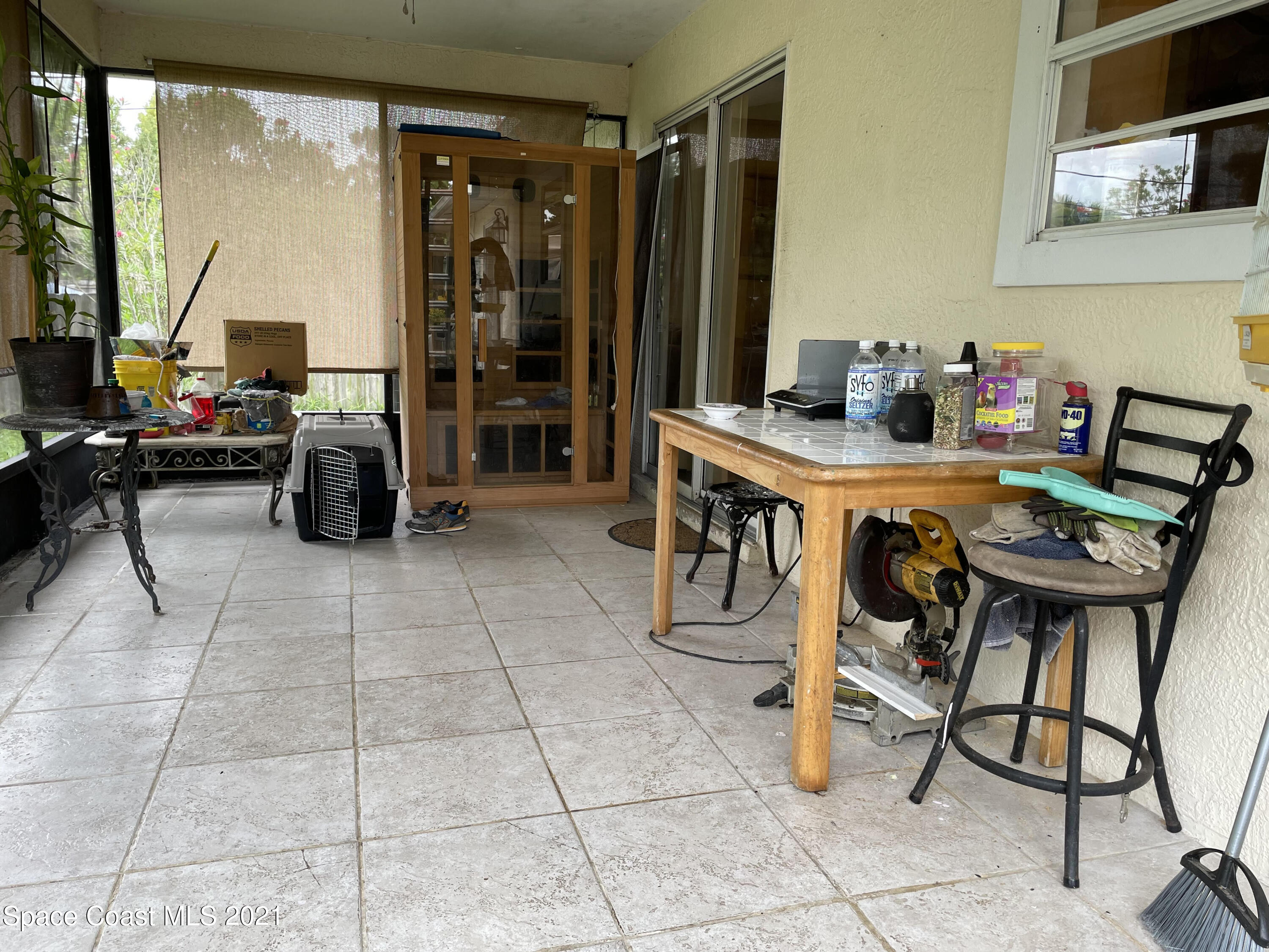 751 Becker Avenue Northeast Palm Bay, FL 32905 - Photo 17 of 20 Screened Porch w Sauna
