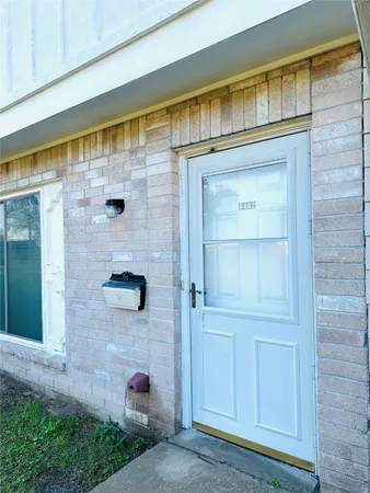 a front view of a house with entryway