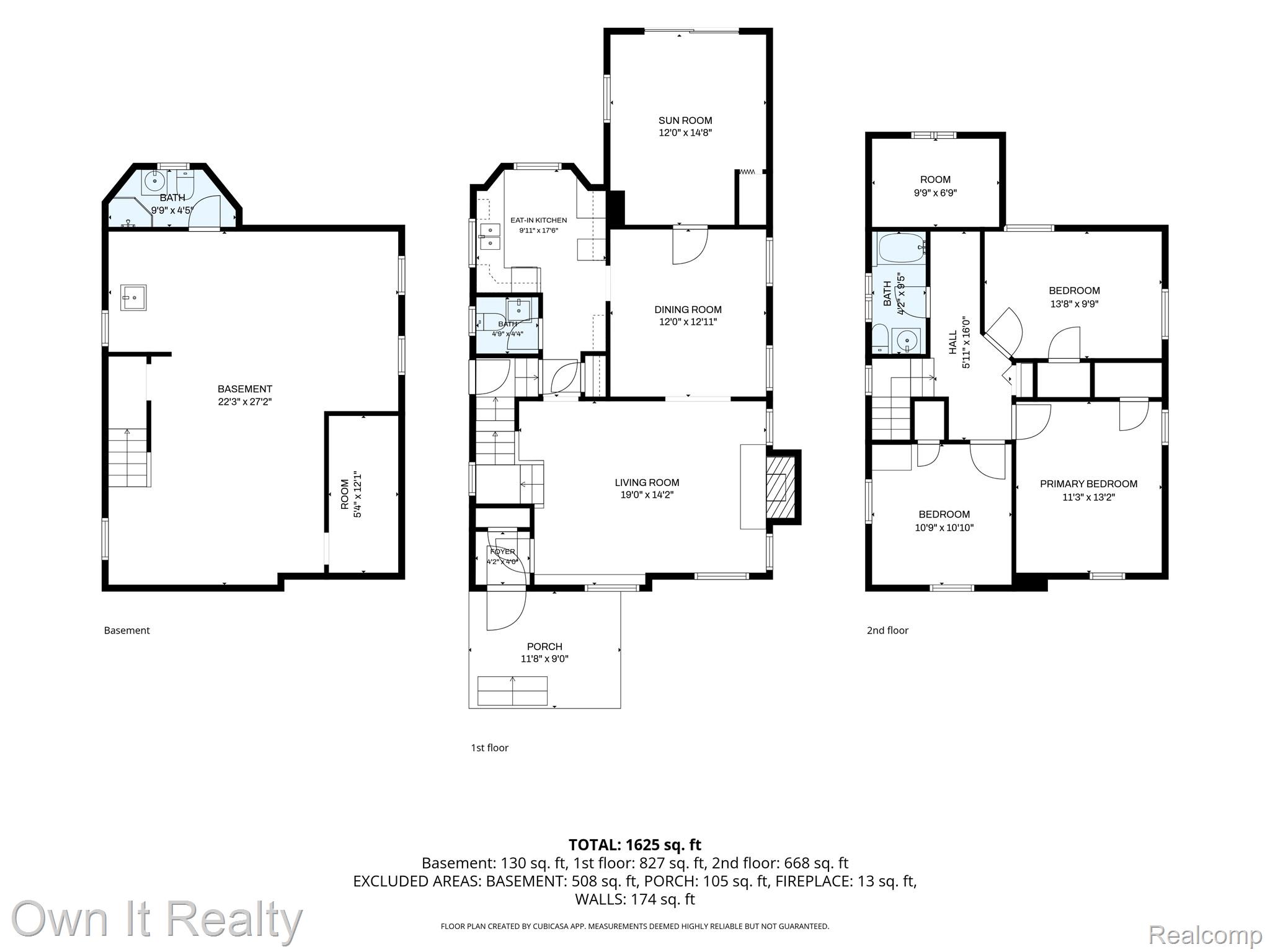 17351 Appoline Street Detroit, MI 48235 - Photo 34 of 34 Floor plan