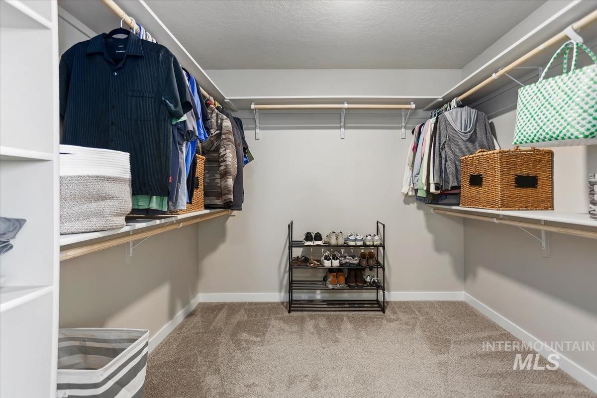 3729 South Maple Ridge Avenue Nampa, ID 83686 - Photo 27 of 46 Walk in closet featuring light carpet