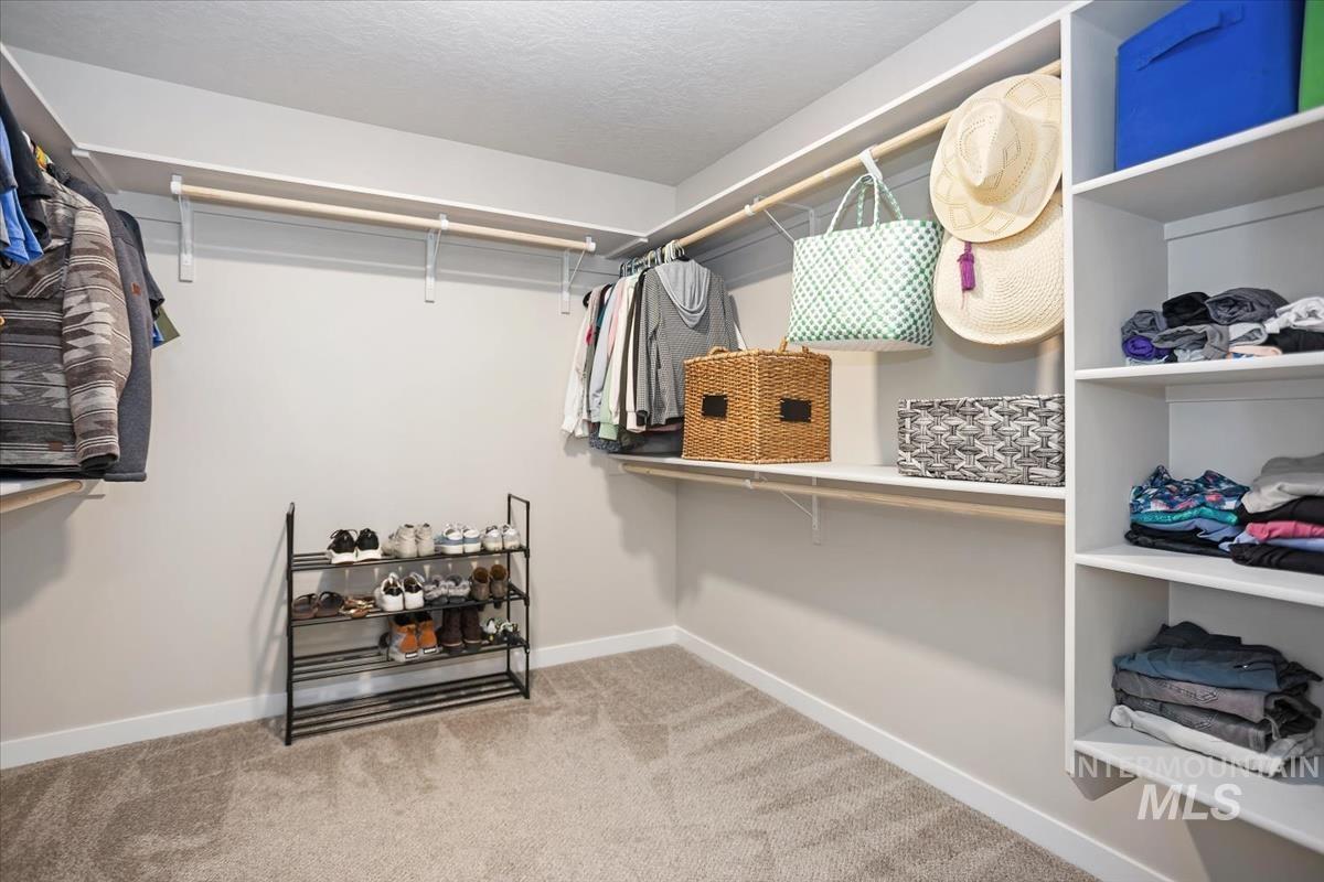 3729 South Maple Ridge Avenue Nampa, ID 83686 - Photo 30 of 46 Walk in closet featuring light carpet