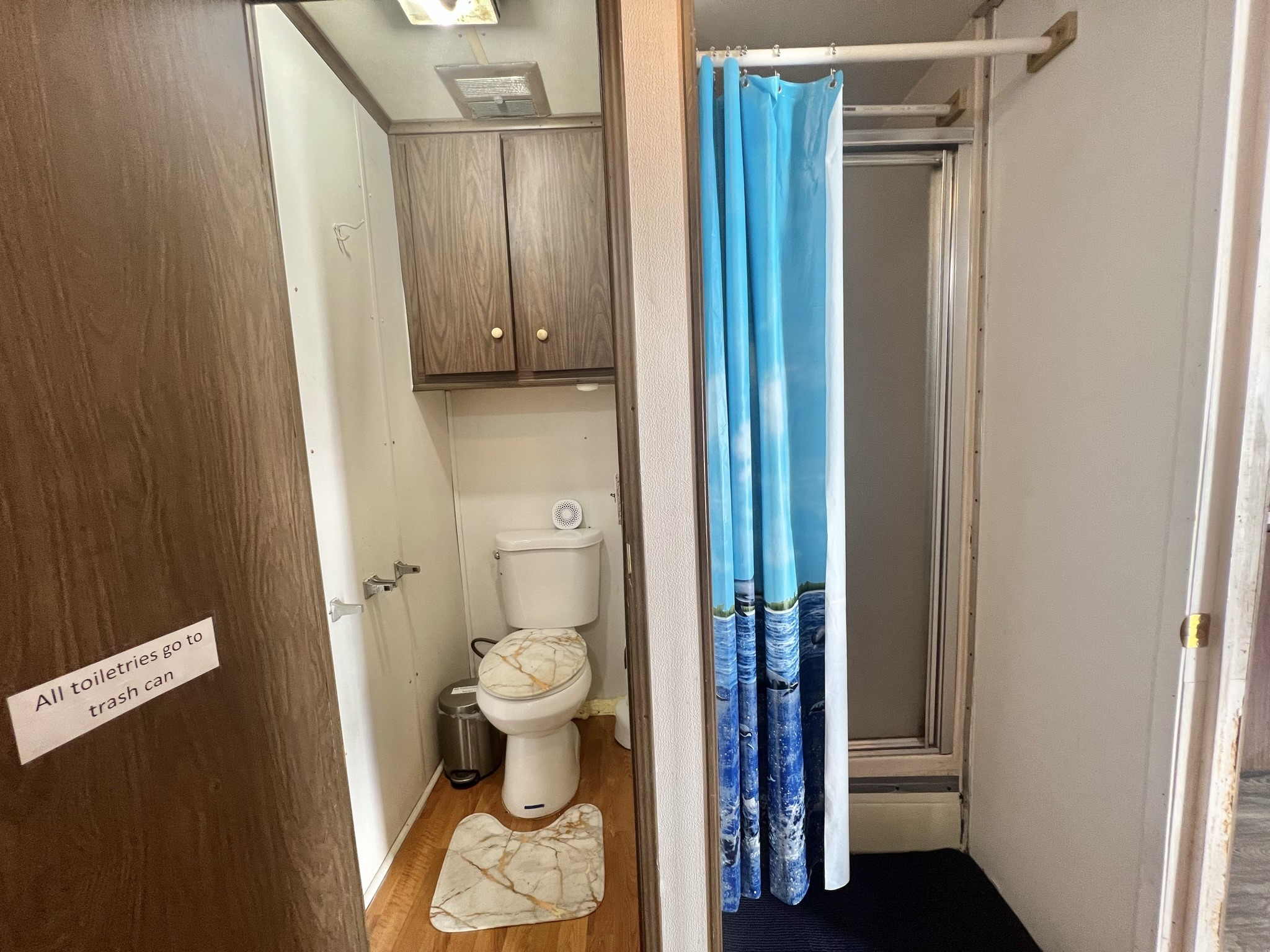 2749 Wagon Trail Road Pearland, TX 77584 - Photo 13 of 18 a bathroom with a toilet and a shower