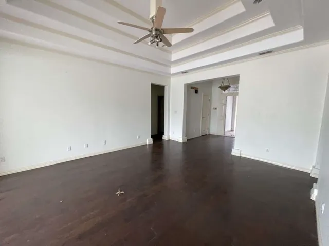 wooden floor in an empty room