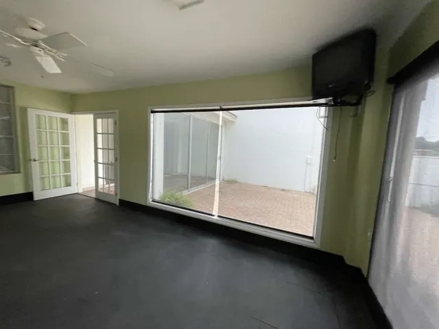 a view of a room with window