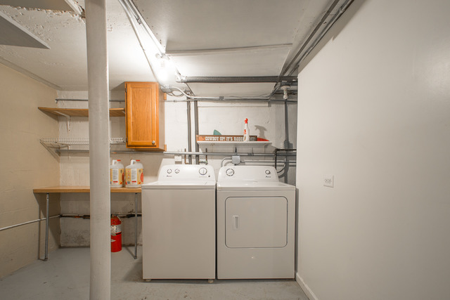 263-265 Chicago Road Oswego, IL 60543 - Photo 22 of 25 a utility room with dryer and washer