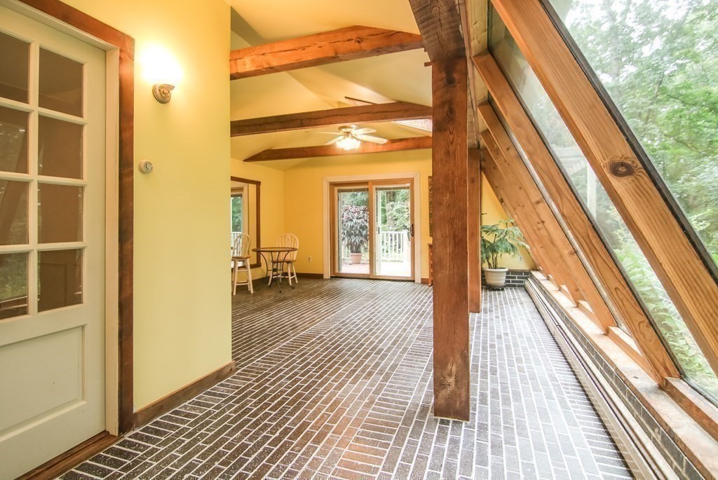 69 John Gilbert Road West Brookfield, MA 01585 - Photo 23 of 41 a view of a balcony with wooden floor