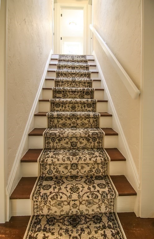69 John Gilbert Road West Brookfield, MA 01585 - Photo 31 of 41 a view of staircase with white walls