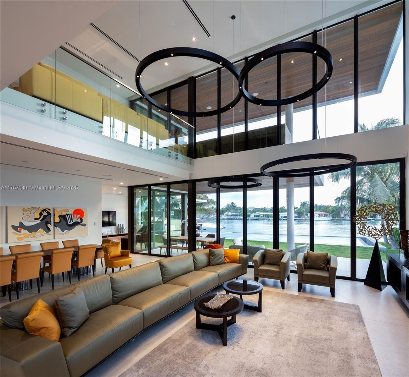 1234 South Biscayne Point Road Miami Beach, FL 33141 - Photo 13 of 30 a living room with furniture and a large window