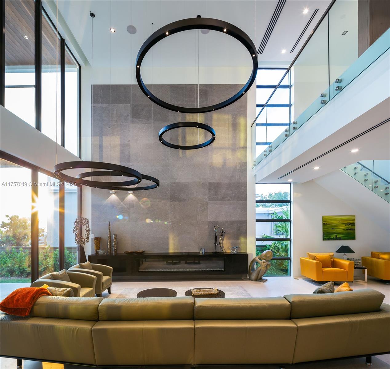 1234 South Biscayne Point Road Miami Beach, FL 33141 - Photo 14 of 30 a living room with furniture and a large window