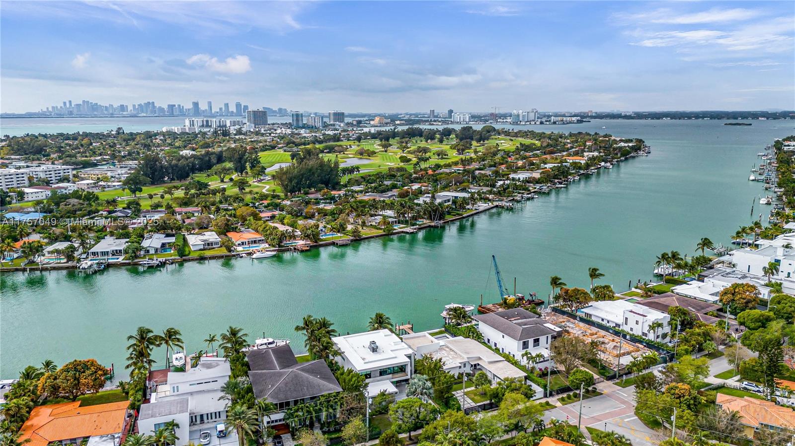 1234 South Biscayne Point Road Miami Beach, FL 33141 - Photo 30 of 30 an aerial view of a city with ocean view