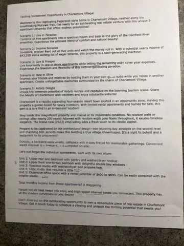 a view of a furniture in a room