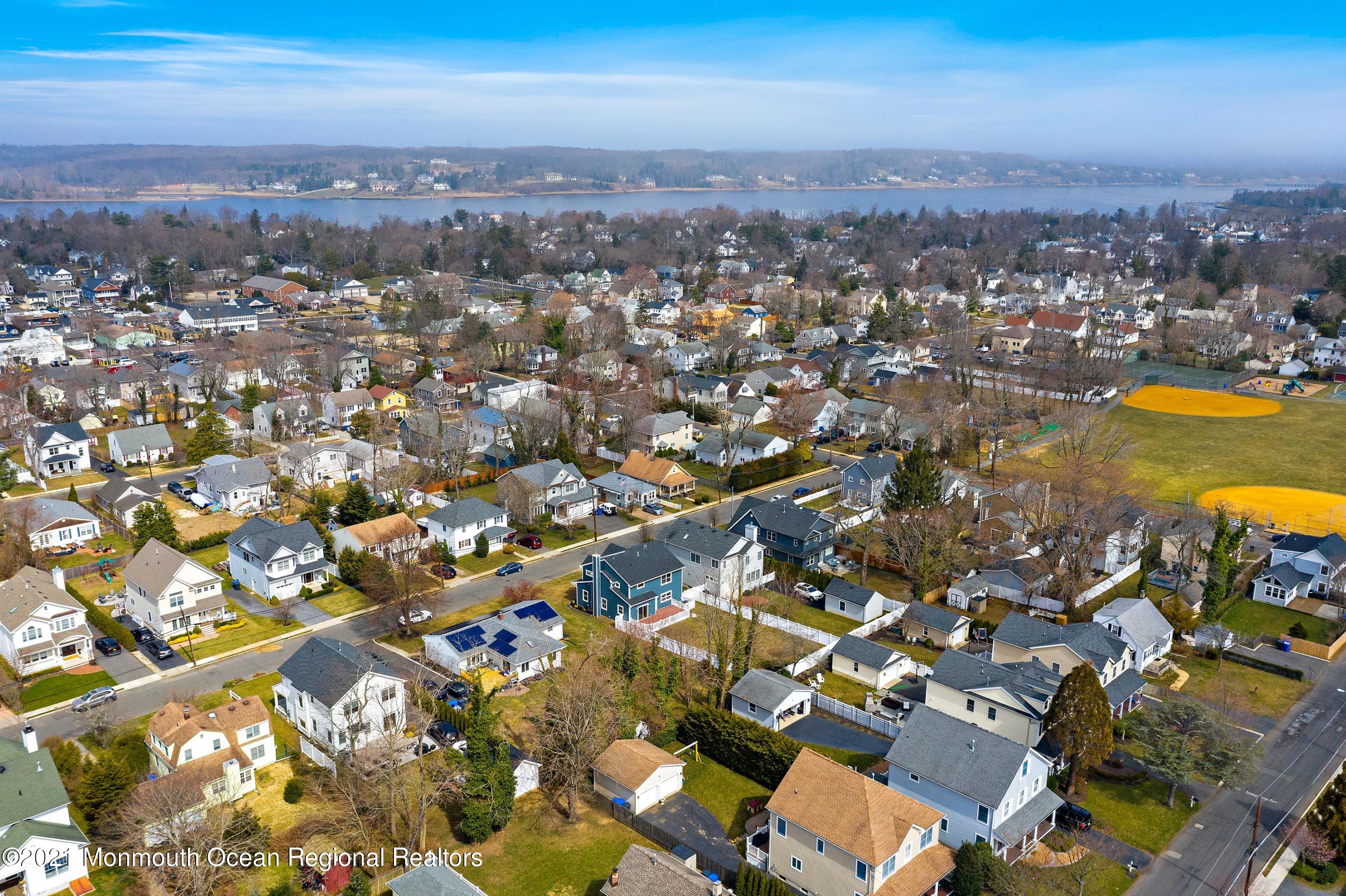 94 Jackson Street Fair Haven, NJ 07704 - Photo 60 of 83 an aerial view of residential houses with city view