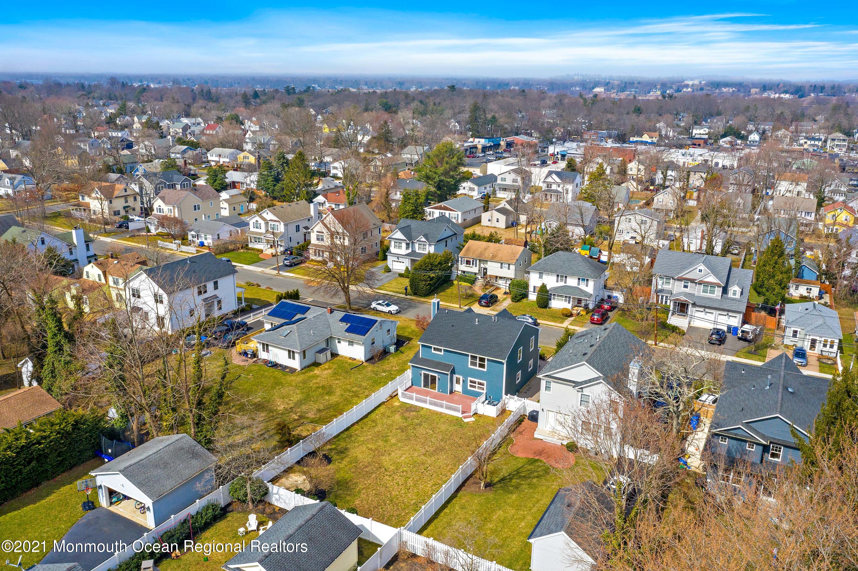 94 Jackson Street Fair Haven, NJ 07704 - Photo 70 of 83 an aerial view of residential houses with city view