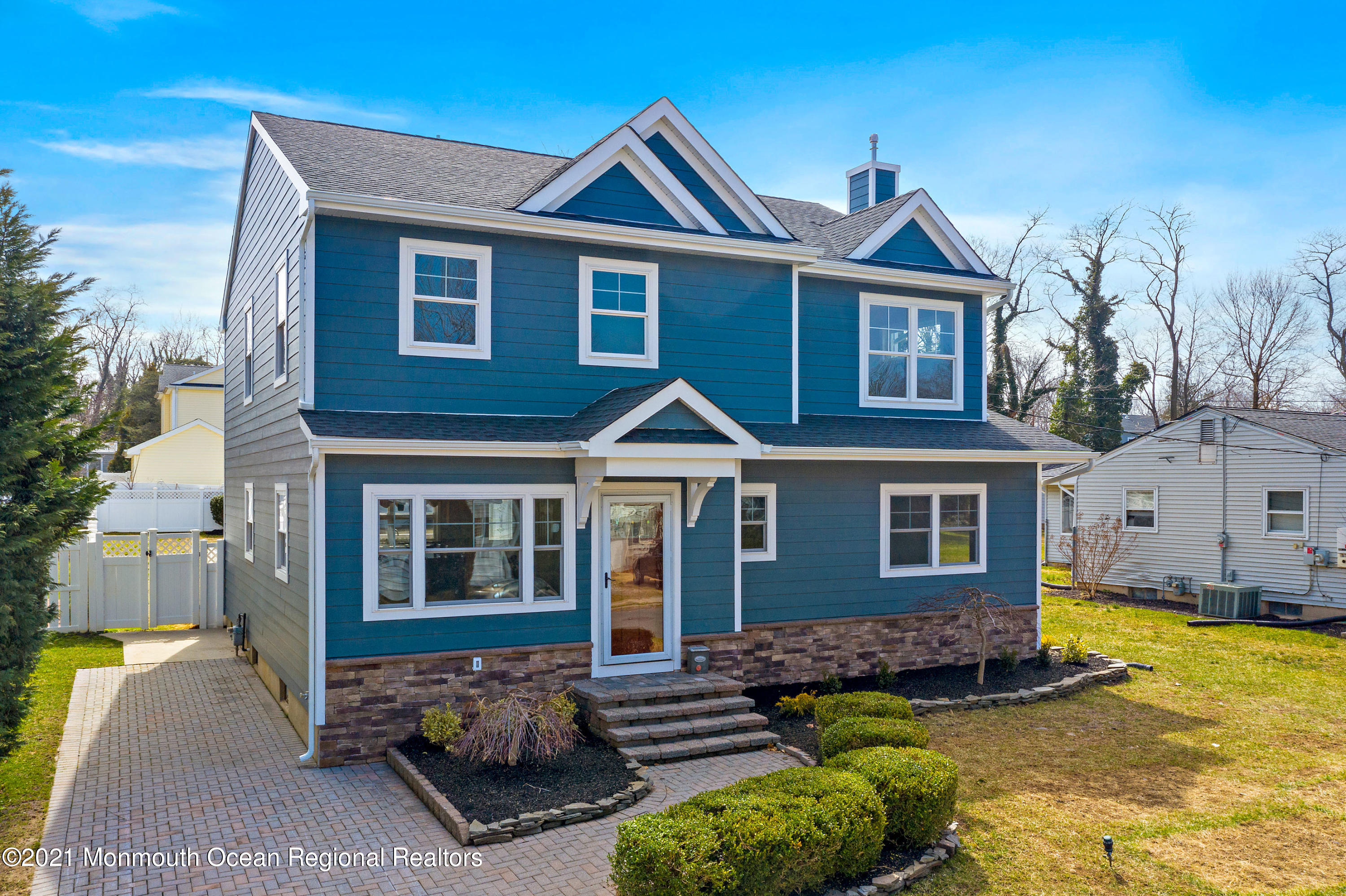94 Jackson Street Fair Haven, NJ 07704 - Photo 83 of 83 a front view of a house with garden