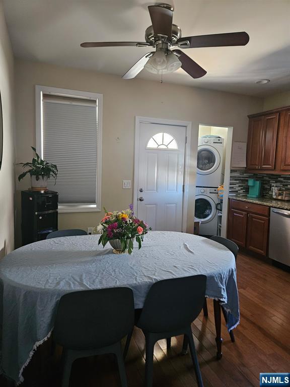 15 William Street, Unit 2 Rochelle Park, NJ 07662 - Photo 12 of 12 a view of a dining room with furniture and wooden floor