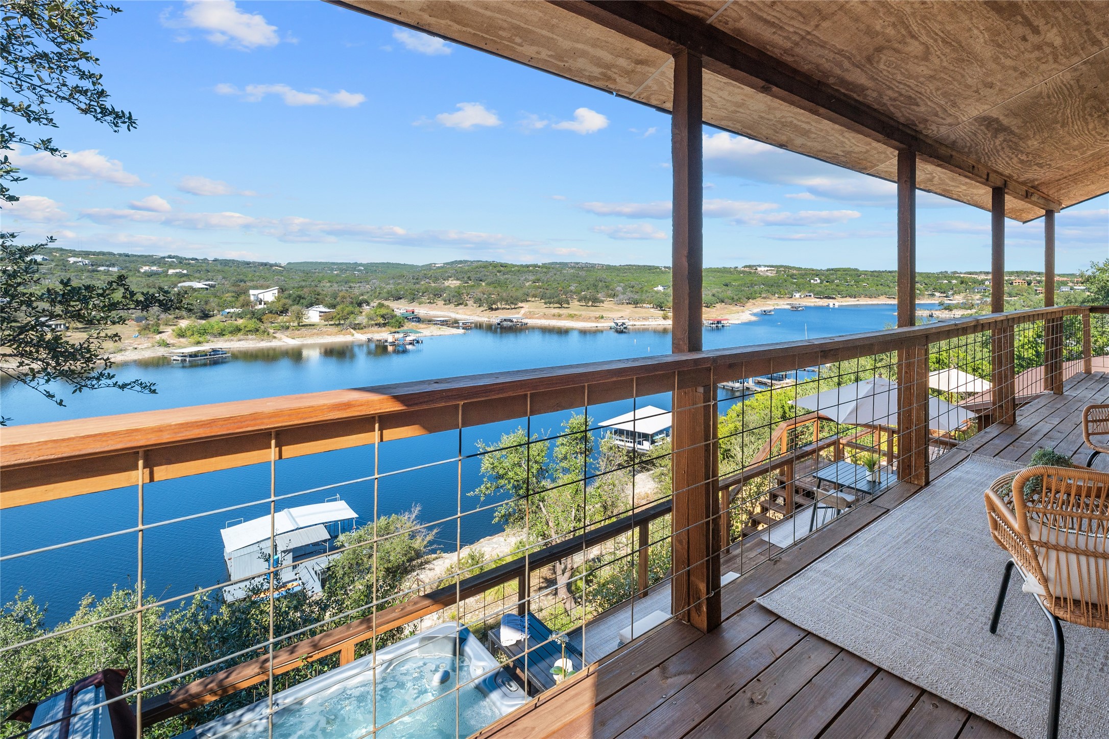 19645 Lakehurst Loop Spicewood, TX 78669 - Photo 35 of 40 Balcony featuring a water view