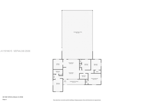 $529,000 | 341 Northwest 147th Street, Miami, FL 33168