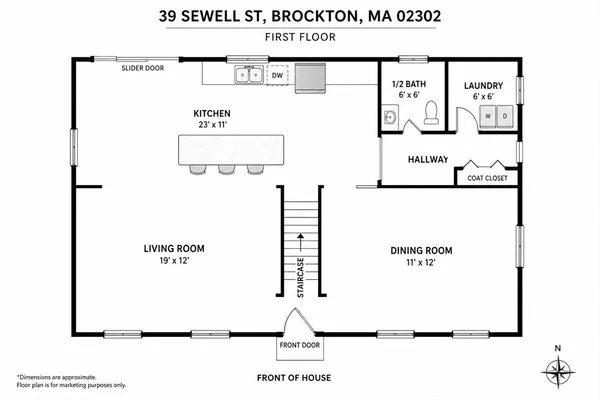 $775,000 | 39 Sewell Street, Brockton, MA 02301