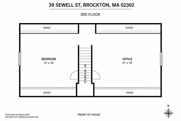 $775,000 | 39 Sewell Street, Brockton, MA 02301