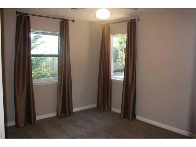 a view of a window of the door