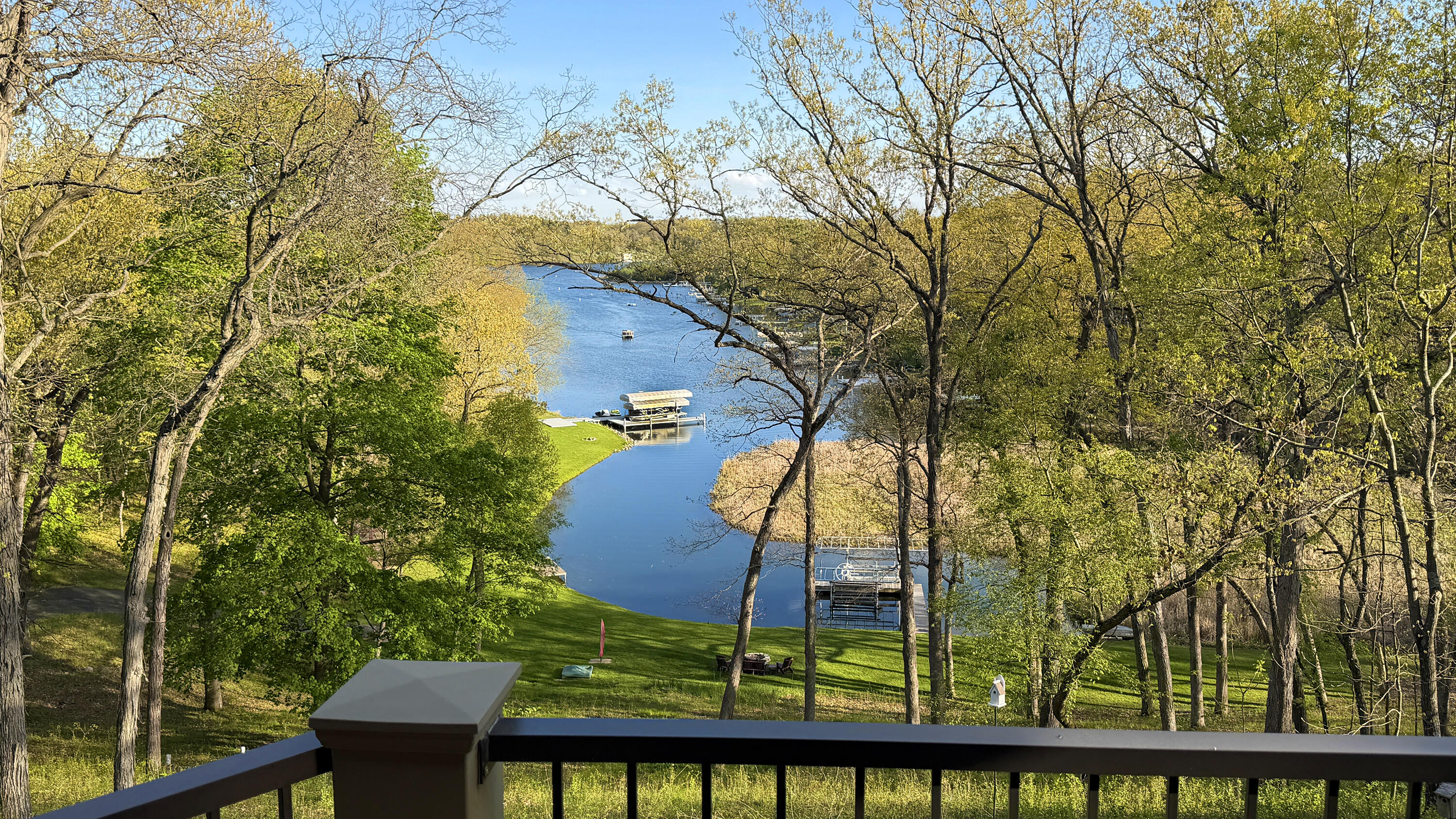 W1969 Itsa Little Road East Troy, WI 53120 - Photo 17 of 73 Primary Bedroom deck view