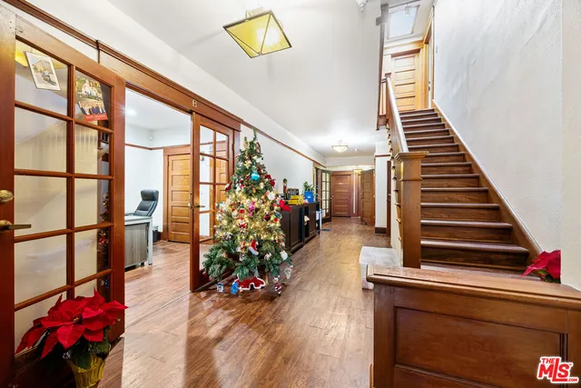 a view of stairs and an outdoor space