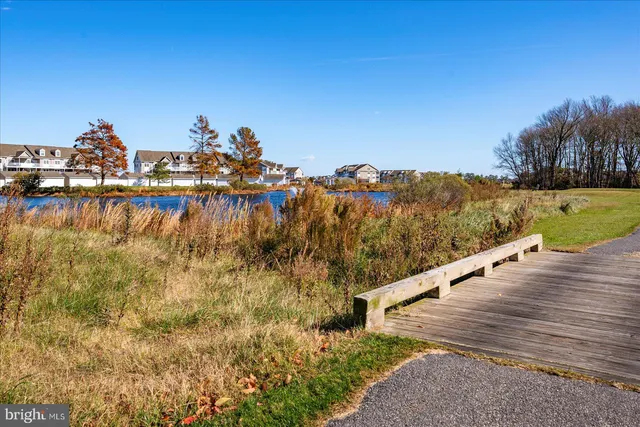 a view of a lake with a mountain