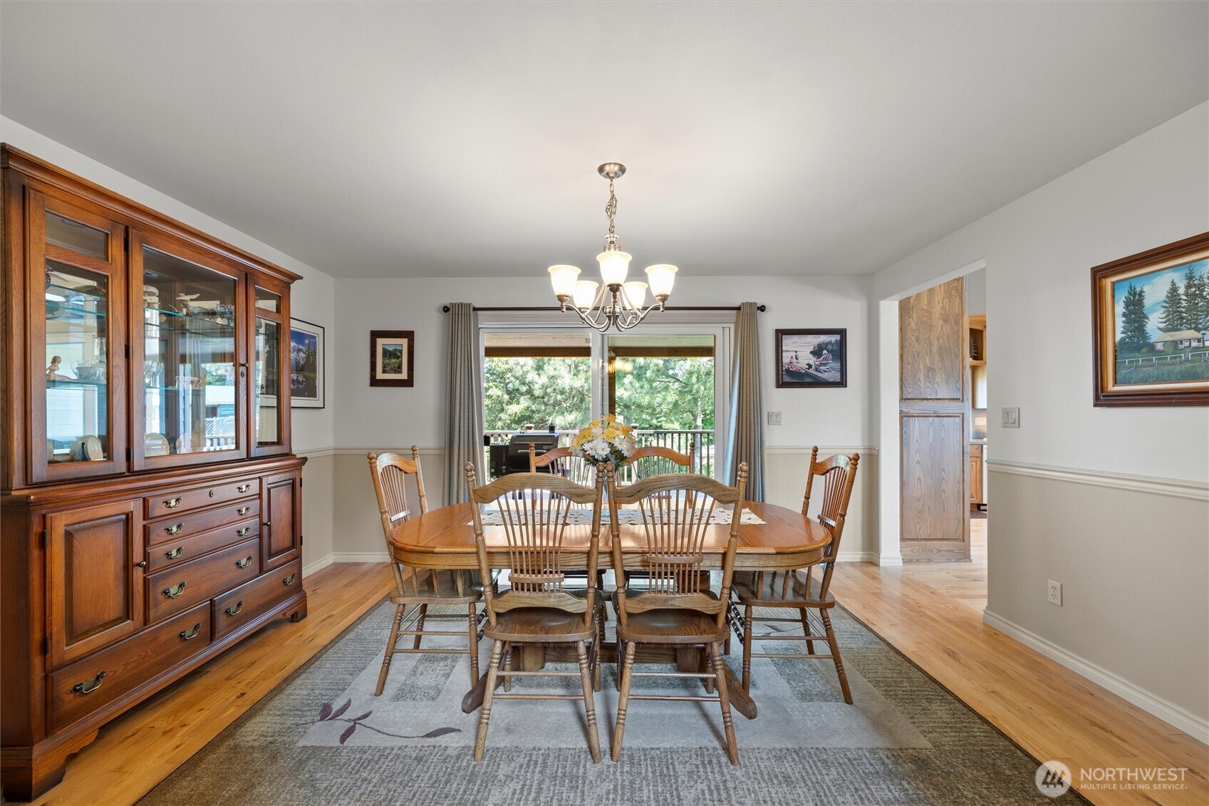 6379 Lewis Peak Road Waitsburg, WA 99361 - Photo 11 of 40 a view of a dining room with furniture window and outside view