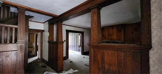 a view of storage and utility room