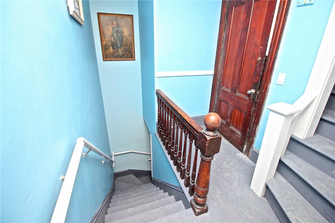 22 Annandale Road, Unit 2 Newport, RI 02840 - Photo 42 of 46 Back door and stairway to basement, laundry and parking lot
