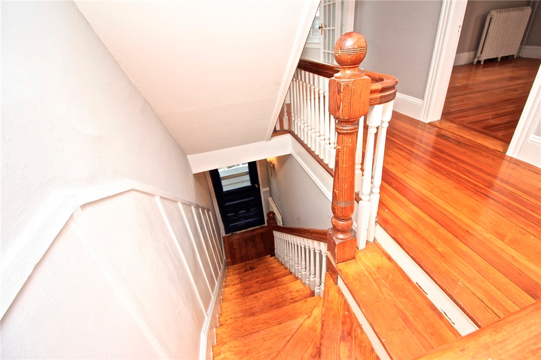 Stairway view to bedroom 2 & office