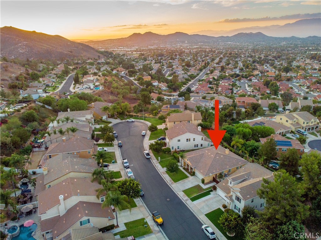 17094 Noble View Circle Riverside, CA 92503 - Photo 25 of 29 an aerial view of a city with lots of residential buildings