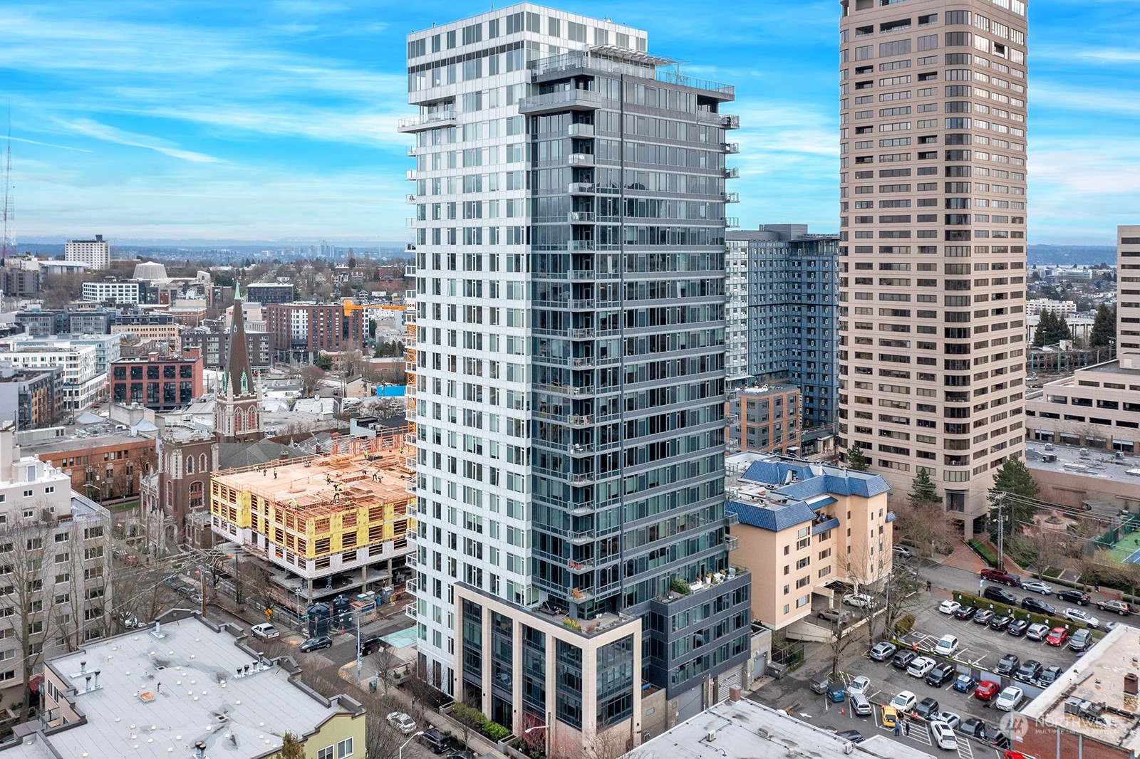 1321 Seneca Street, Unit 1708 Seattle, WA 98101 - Photo 1 of 14 a view of a city with tall buildings