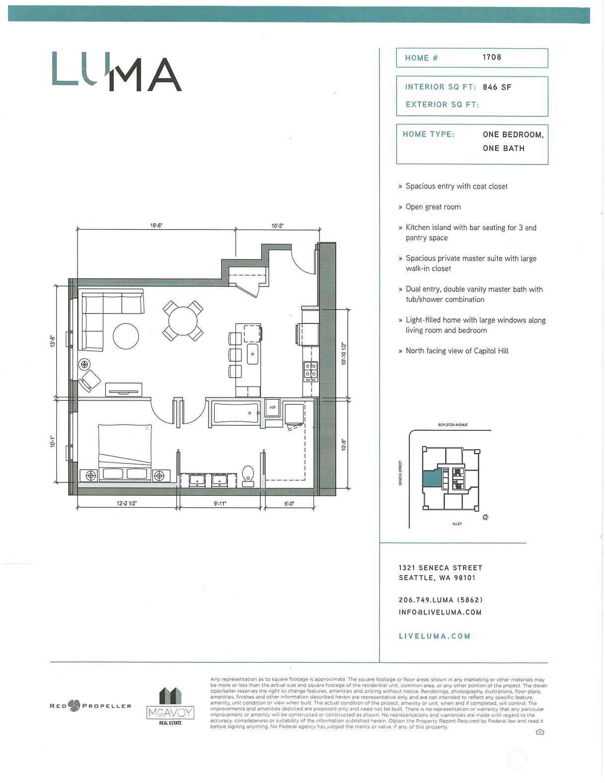1321 Seneca Street, Unit 1708 Seattle, WA 98101 - Photo 10 of 14