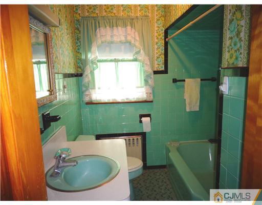 59 Orchard Road Middlesex, NJ 08846 - Photo 17 of 24 a bathroom with a sink and a mirror