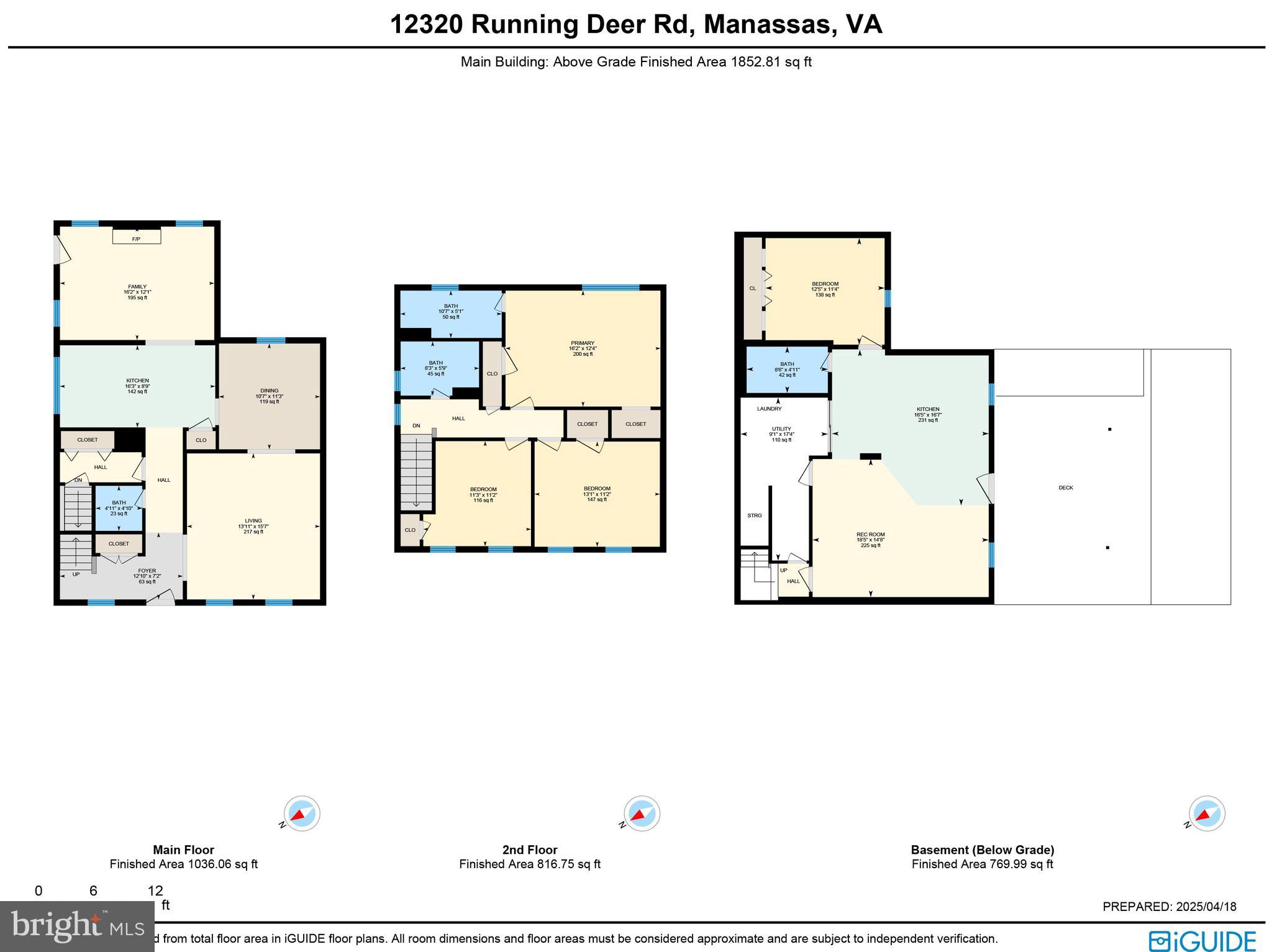 12320 Running Deer Road Manassas, VA 20112 - Photo 39 of 39 Floor Plans