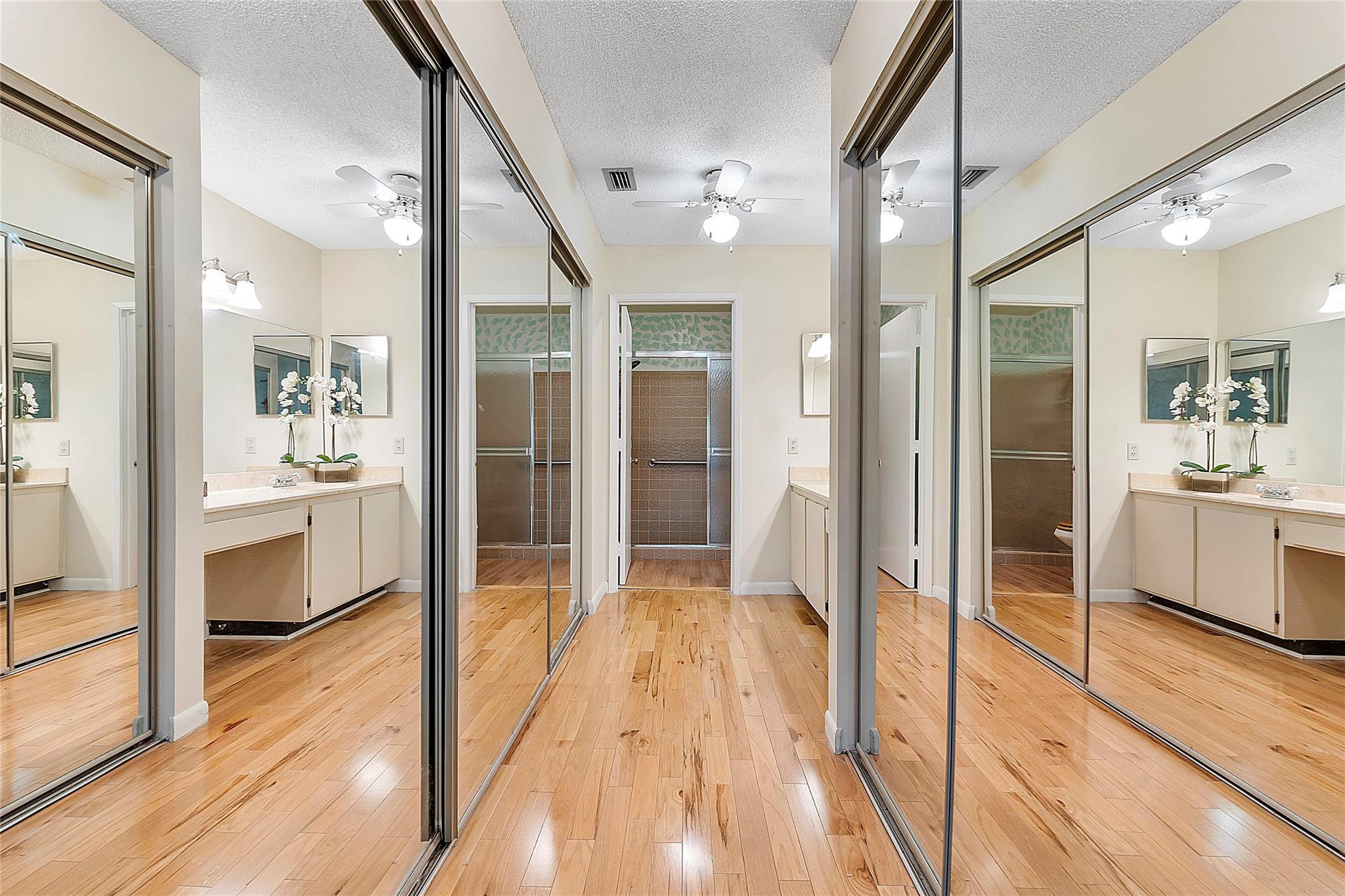 8584 Jasmine Way, Unit A Boca Raton, FL 33496 - Photo 12 of 34 Primary Bathroom/2 Closets
