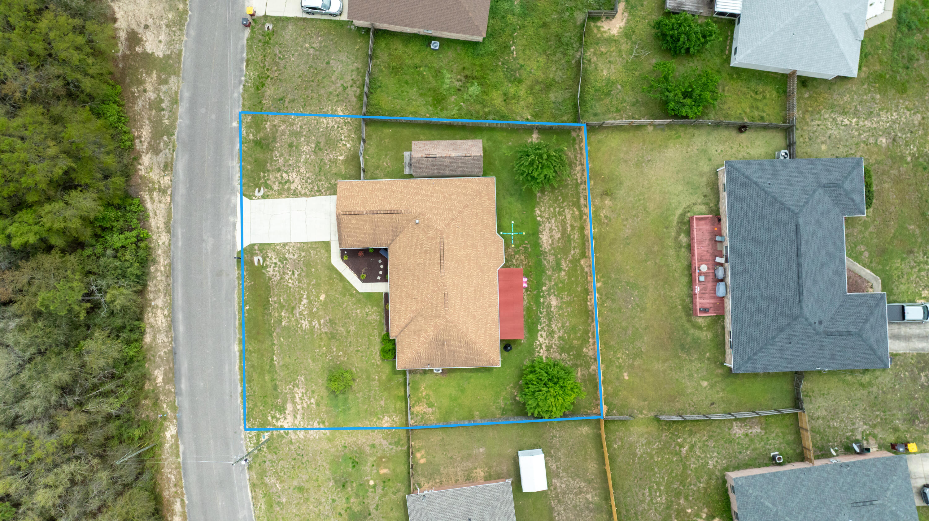 419 Bobby Drive Crestview, FL 32536 - Photo 41 of 42 an aerial view of a house